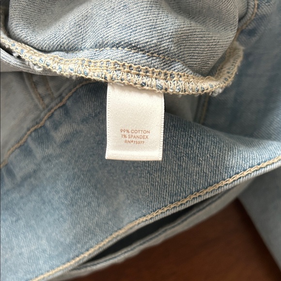 Lauren Conrad Light Blue Denim With Tie Women's Jacket size xl - Picture 7 of 10